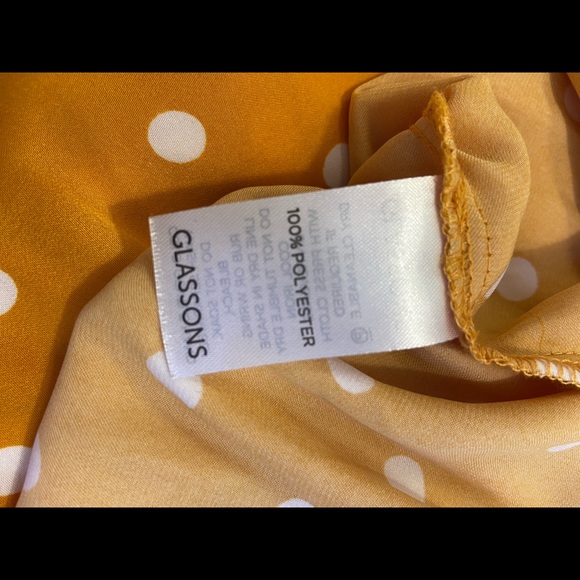 Glassons Orange Polka Dot Jumpsuits Size 14 - Picture 9 of 9